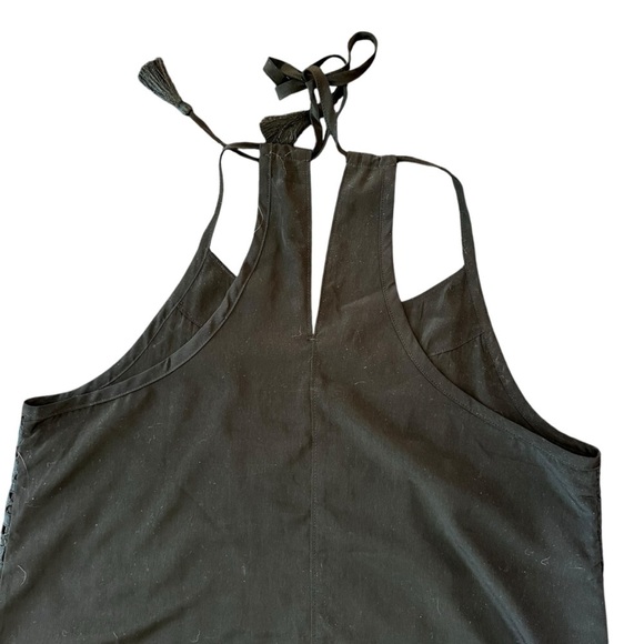 Athleta Eyelet Dunes Keyhole Tie Racerback Tank Black size S - Picture 6 of 7